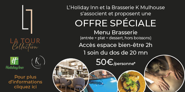 Offre Brasserie K - Holiday Inn JDS.fr
