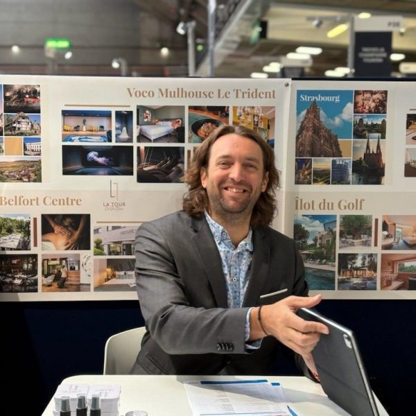 Julien Kesser, Directeur Général au salon Rendez-vous en France à Nice.