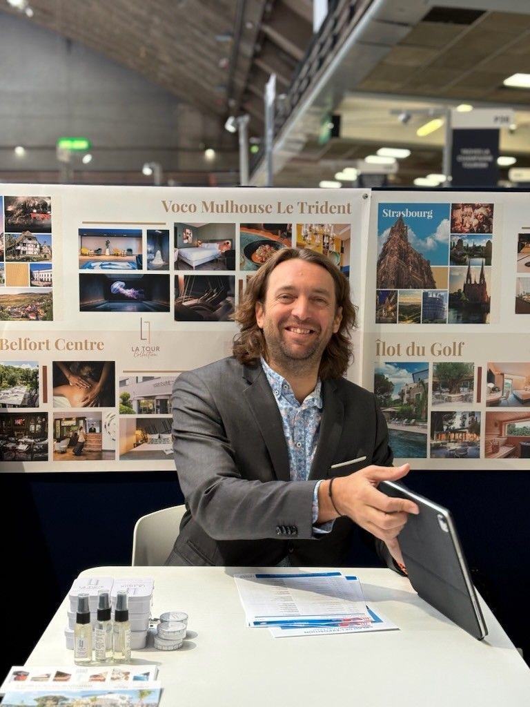 Julien Kesser, Directeur Général au salon Rendez-vous en France à Nice.